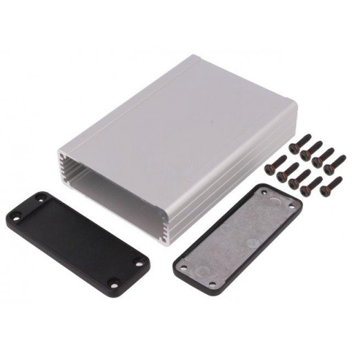 1457J1201E; Enclosure: shielding; X: 84mm; Y: 120mm; Z: 28mm; aluminium; natural; HAMMOND