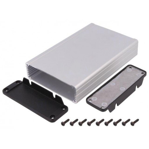 1457L1602E; Enclosure: shielding; X: 104mm; Y: 160mm; Z: 32mm; aluminium; natural; HAMMOND