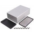 1457N1601E; Enclosure: shielding; X: 104mm; Y: 160mm; Z: 55mm; aluminium; natural; HAMMOND