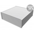 1457T1601; Enclosure: with panel; 1457; X: 165mm; Y: 160mm; Z: 55mm; aluminium; HAMMOND