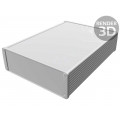 1457T2201; Enclosure: with panel; 1457; X: 165mm; Y: 220mm; Z: 55mm; aluminium; HAMMOND