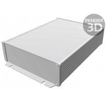 1457T2202BK; Enclosure: with panel; with fixing lugs; 1457; X: 165mm; Y: 220mm; HAMMOND