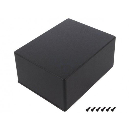 1550LBK; Enclosure: multipurpose; 1550; X: 127mm; Y: 165mm; Z: 77mm; aluminium; HAMMOND