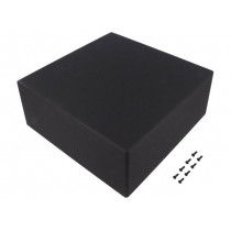 1550NBK; Enclosure: multipurpose; 1550; X: 250mm; Y: 250mm; Z: 101mm; black; HAMMOND