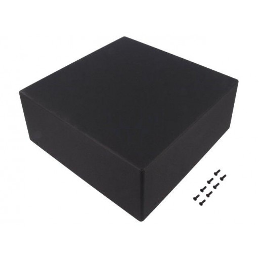 1550NBK; Enclosure: multipurpose; 1550; X: 250mm; Y: 250mm; Z: 101mm; black; HAMMOND