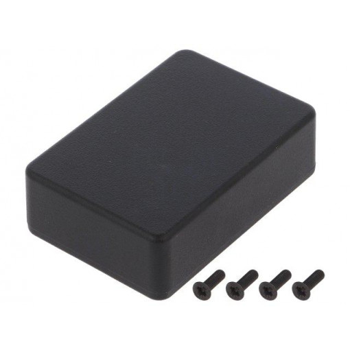 1550PBK; Enclosure: multipurpose; 1550; X: 55mm; Y: 80mm; Z: 25mm; aluminium; HAMMOND