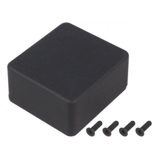 1550QBK; Enclosure: multipurpose; X: 55mm; Y: 60mm; Z: 30mm; 1550; aluminium; HAMMOND