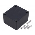 1550Z104BK; Enclosure: multipurpose; X: 58mm; Y: 64mm; Z: 35mm; 1550Z; aluminium; HAMMOND