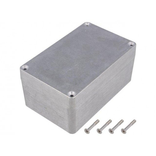 1550Z108; Enclosure: multipurpose; X: 80mm; Y: 125mm; Z: 58mm; 1550Z; aluminium; HAMMOND