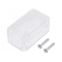 1551ACLR; Enclosure: multipurpose; X: 20mm; Y: 35mm; Z: 15mm; 1551 MINI; ABS; HAMMOND