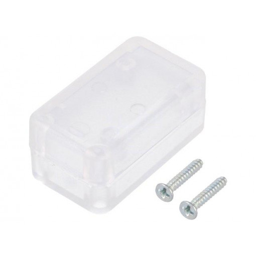 1551ACLR; Enclosure: multipurpose; X: 20mm; Y: 35mm; Z: 15mm; 1551 MINI; ABS; HAMMOND