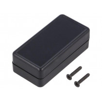 1551BBK; Enclosure: multipurpose; X: 25mm; Y: 50mm; Z: 15mm; 1551 MINI; ABS; HAMMOND