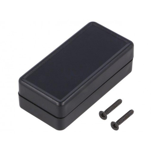 1551BBK; Enclosure: multipurpose; X: 25mm; Y: 50mm; Z: 15mm; 1551 MINI; ABS; HAMMOND