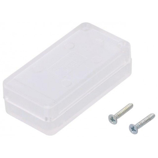 1551BCLR; Enclosure: multipurpose; X: 25mm; Y: 50mm; Z: 15mm; 1551 MINI; ABS; HAMMOND