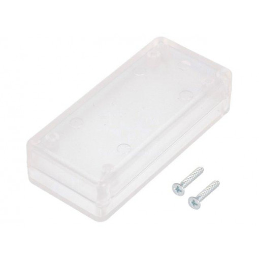 1551CCLR; Enclosure: multipurpose; X: 30mm; Y: 65mm; Z: 15mm; 1551 MINI; ABS; HAMMOND