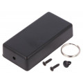 1551KRBK; Enclosure: for remote controller; X: 40mm; Y: 80mm; Z: 20mm; ABS; HAMMOND 1551KRBK; Enclosure: for remote controller; X: 40mm; Y: 80mm; Z: 20mm; ABS; HAMMOND