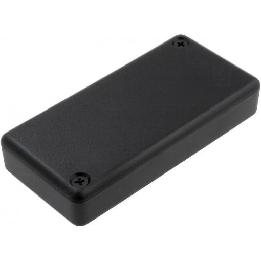 1551LBK; Enclosure: multipurpose; X: 40mm; Y: 80mm; Z: 15mm; 1551; ABS; black; HAMMOND