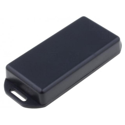 1551LFLBK; Enclosure: multipurpose; X: 40mm; Y: 80mm; Z: 15mm; with fixing lugs; HAMMOND