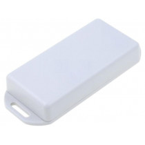 1551LFLGY; Enclosure: multipurpose; X: 40mm; Y: 80mm; Z: 15mm; with fixing lugs; HAMMOND