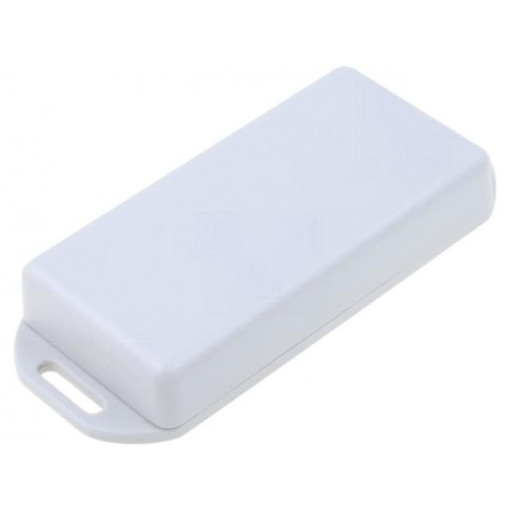 1551LFLGY; Enclosure: multipurpose; X: 40mm; Y: 80mm; Z: 15mm; with fixing lugs; HAMMOND