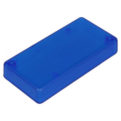 1551LTBU; Enclosure: multipurpose; X: 40mm; Y: 80mm; Z: 15mm; 1551; ABS; blue; HAMMOND