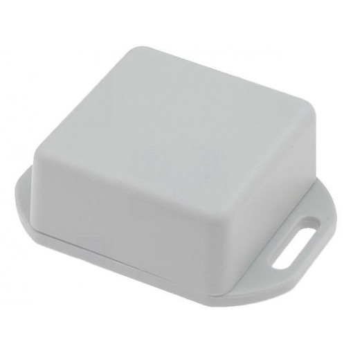 1551PFLGY; Enclosure: multipurpose; X: 40mm; Y: 40mm; Z: 20mm; with fixing lugs; HAMMOND