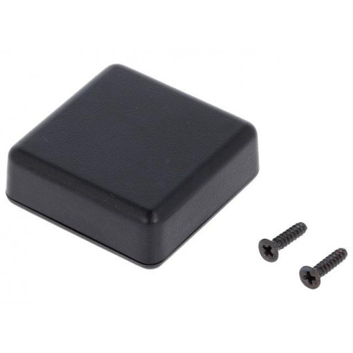 1551QBK; Enclosure: multipurpose; X: 40mm; Y: 40mm; Z: 15mm; 1551; ABS; black; HAMMOND