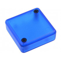 1551QTBU; Enclosure: multipurpose; X: 40mm; Y: 40mm; Z: 15mm; 1551; ABS; blue; HAMMOND