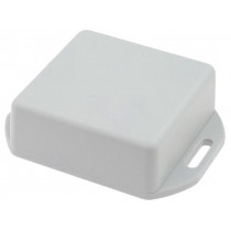 1551RFLGY; Enclosure: multipurpose; X: 50mm; Y: 50mm; Z: 20mm; with fixing lugs; HAMMOND