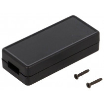 1551USB3BK; Enclosure: for USB; X: 30mm; Y: 65mm; Z: 15.5mm; ABS; black; HAMMOND