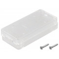 1551USB3CLR; Enclosure: for USB; X: 30mm; Y: 65mm; Z: 15.5mm; ABS; HAMMOND
