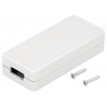 1551USB3GY; Enclosure: for USB; X: 30mm; Y: 65mm; Z: 15.5mm; ABS; grey; HAMMOND