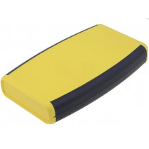1553DYLBKBAT; Enclosure: multipurpose; X: 89mm; Y: 147mm; Z: 24mm; 1553; ABS; yellow; HAMMOND
