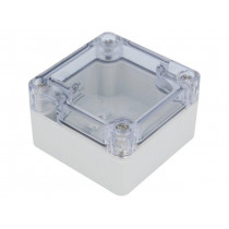 1554B2GYCL; Enclosure: multipurpose; X: 65mm; Y: 65mm; Z: 40mm; 1554; grey; IP66; HAMMOND