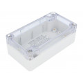 1554C2GYCL; Enclosure: multipurpose; X: 65mm; Y: 120mm; Z: 40mm; 1554; grey; IP66; HAMMOND