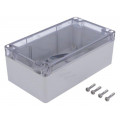 1554J2GYCL; Enclosure: multipurpose; X: 90mm; Y: 160mm; Z: 60mm; 1554; grey; IP66; HAMMOND