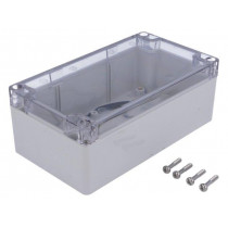 1554J2GYCL; Enclosure: multipurpose; X: 90mm; Y: 160mm; Z: 60mm; 1554; grey; IP66; HAMMOND