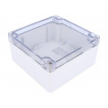 1554N2GYCL; Enclosure: multipurpose; X: 120mm; Y: 120mm; Z: 60mm; 1554; grey; IP66; HAMMOND