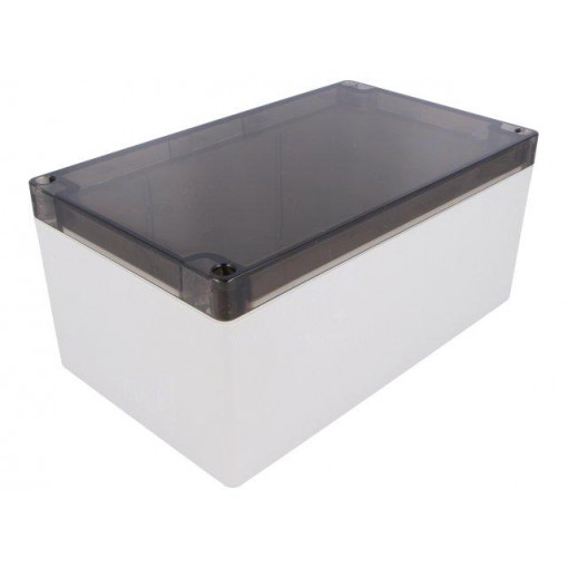 1554U2GYSL; Enclosure: multipurpose; X: 120mm; Y: 200mm; Z: 90mm; 1554; grey; IP66; HAMMOND