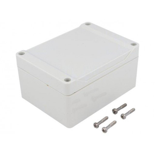 1555FGY; Enclosure: multipurpose; X: 90mm; Y: 120mm; Z: 60mm; 1555; ABS; grey; HAMMOND