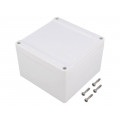 1555P2GY; Enclosure: multipurpose; X: 120mm; Y: 120mm; Z: 80mm; 1555; grey; HAMMOND