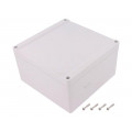 1555S2GY; Enclosure: multipurpose; X: 160mm; Y: 160mm; Z: 90mm; 1555; grey; HAMMOND
