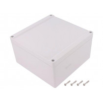 1555S2GY; Enclosure: multipurpose; X: 160mm; Y: 160mm; Z: 90mm; 1555; grey; HAMMOND