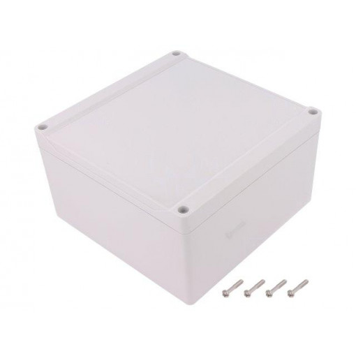 1555S2GY; Enclosure: multipurpose; X: 160mm; Y: 160mm; Z: 90mm; 1555; grey; HAMMOND