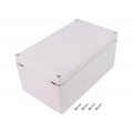 1555U2GY; Enclosure: multipurpose; X: 120mm; Y: 200mm; Z: 90mm; 1555; grey; HAMMOND