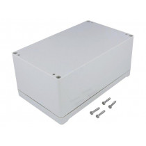 1555UGY; Enclosure: multipurpose; X: 120mm; Y: 200mm; Z: 90mm; 1555; ABS; grey; HAMMOND