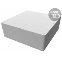 1590FBK; Enclosure: multipurpose; 1590; X: 188mm; Y: 188mm; Z: 67mm; aluminium; HAMMOND