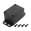 1590WHFBK; Enclosure: multipurpose; X: 38mm; Y: 53mm; Z: 31mm; with fixing lugs; HAMMOND