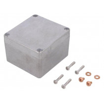 1590Z100; Enclosure: multipurpose; X: 75mm; Y: 80mm; Z: 52mm; 1590Z; aluminium; HAMMOND