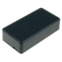 1591ABK; Enclosure: multipurpose; X: 50mm; Y: 100mm; Z: 25mm; 1591; ABS; black; HAMMOND